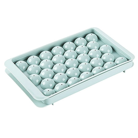 

Hueook Ice Cube Tray Jelly Mold Plastic Ice Block Mould With Cover Round Ball Ice Lattice Kitchen Accessories