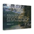 thumbnail image 3 of Scripture Walls Hebrews 13:5 Be Free From The Love of Money Bible Verse Canvas Christian Wall Art Ready to Hang Unframed, 3 of 6