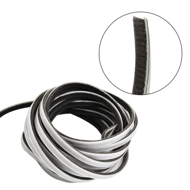 Geege Weather Stripping Brush for Sliding Windows/Doors Frame Side,Pile