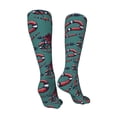 thumbnail image 3 of KLL Snake And Rose Print Cool Socks Men's Women's Crew Socks Funny Crazy Novelty Stockings, 3 of 8