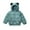 Blue, variant on Christmas gifts for grandk'ids Ch'ildren's Padded Jacket With Panda Print Ears Matching Hooded Jacket For B'oys And G'irls