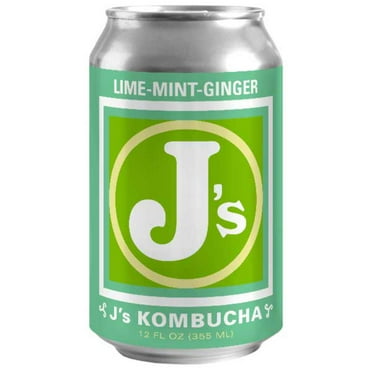 Lime-Mint-Ginger Kombucha