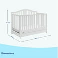 Graco Solano 4in1 Convertible Crib with Drawer in White