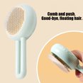 thumbnail image 6 of FAMTKT Dog & Cat Combs for Grooming Pet Comb Dog Comb Self-cleaning Hair Removal Knot-opening Dog Grooming Comb Hair Remover for Pet, Pet Grooming Tool on Clearance, 6 of 6