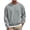 Gray, variant on Men s Crew Neck Sweatshirt Cropped Loose Drop Shoulder Elastic Waist for Casual Daily Work Outdoor Comfort