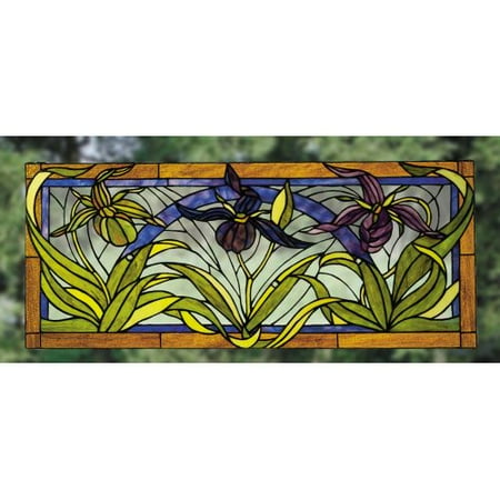 Meyda Tiffany 22928 Stained Glass Tiffany Window from the Woodland Flowers Collection