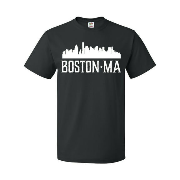 Inktastic Boston Massachussetts Skyline City Silhouette T-Shirt