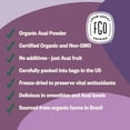 thumbnail image 3 of Polvo de Açaí Orgánico FGO 454 g / Bolsa Resellable 454 mL, 3 of 7