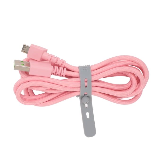 Charging Cable for Naga Pro for DeathAdder V2 Pro for Viper Ultimate for Basilisk Uitimate, 5.9ft Nylon Braid Micro USB Mouse Charger Cord, Mouse Replacement Accessories