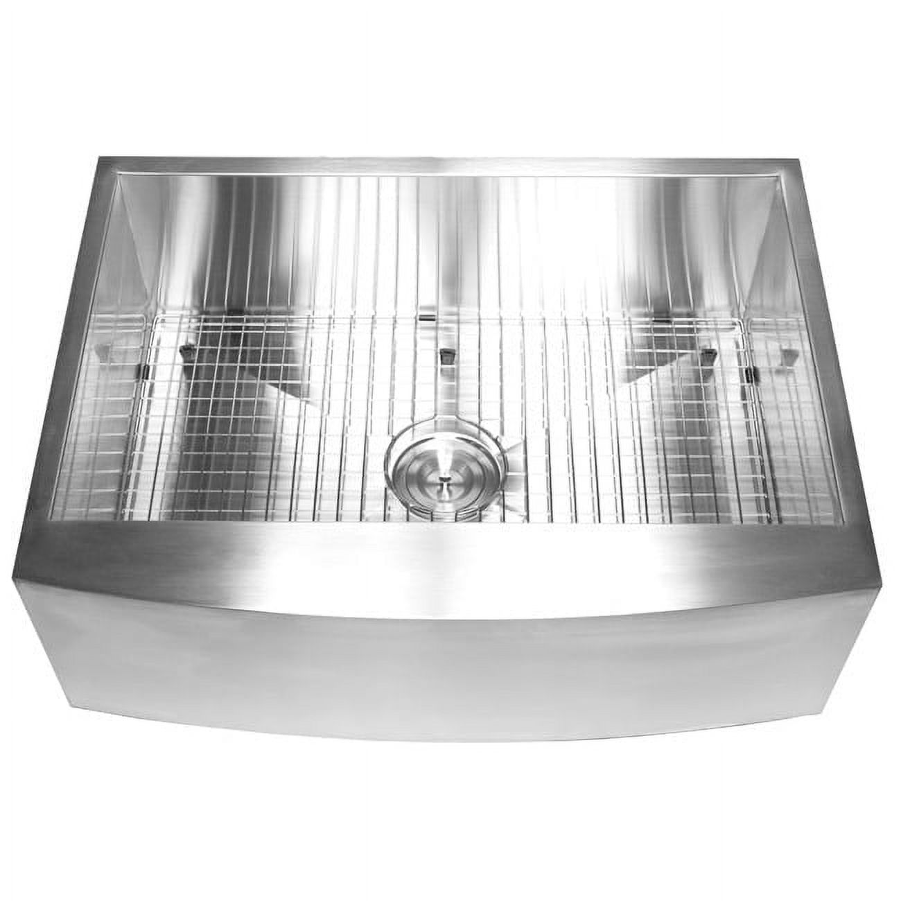 Contempo Living Inc 30-inch Stainless Steel Farmhouse Single Bowl Kitchen Sink - image 4 of 5