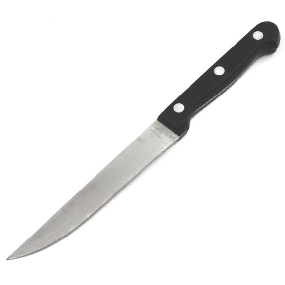 Chef Craft Select Utility Knife, 5 inch Blade 8.5 inches in Length, Stainless Steel/Black