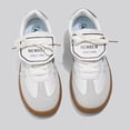 thumbnail image 1 of Zapatillas deportivas con cordones y espuma viscoelástica para mujer (Beige 39), 1 of 9