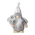 thumbnail image 6 of 2 Pack Christmas Gnomes Decorations ,Santa Claus Ornaments ,Gnome Christmas Decor Indoor Santa Tomte ( Gold Silver A Pairs - 11 Inches), 6 of 7