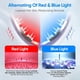thumbnail image 5 of Pisexur Belleza Maquillaje Dispositivo facial de microcorriente con luz roja y azul para rejuvenecimiento y belleza de la piel, dispositivo de lifting facial vibratorio.para mujeres y hombres, 5 of 5