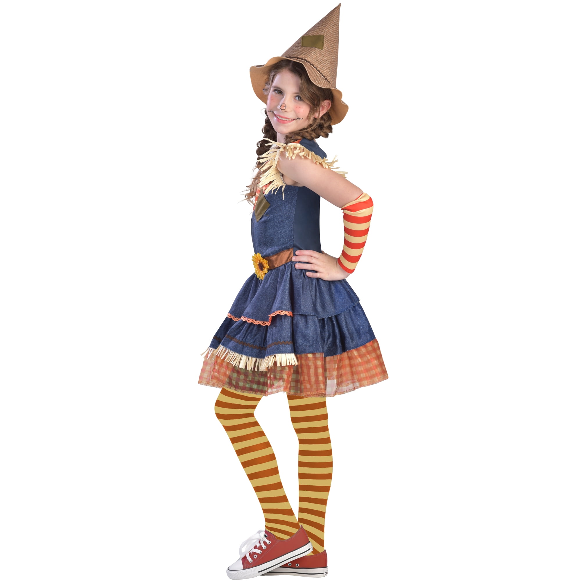 Scarecrow Sweetie Halloween Costume for Children, Girls' Size S (6/6x), by Way to Celebrate