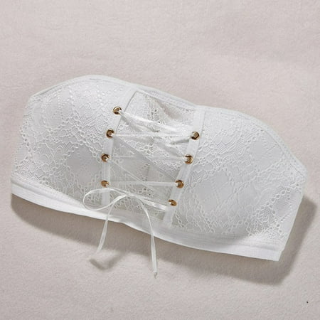 

Strapless Bra Non-slip Push Up 38/85CD White