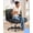 Dark Black, variant on Criss Cross Chair with Wheels, Cross Legged Office Chair, Armless Wide Vanity Desk Chair with 2 Layer Comfty Velvet & Back - Swivel for Home Office Bedroom