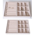 thumbnail image 2 of Organizador de joyería perfecl Beige Bandeja de Almacenamiento, 2 of 8