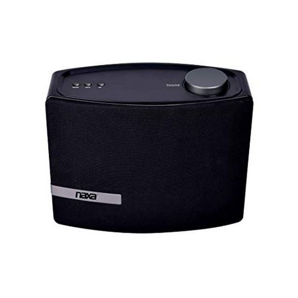 NAXA Electronics NAS-5001 Wi-Fi & Bluetooth Multi-Room Speaker with Amazon Alexa Voice Control Compatible with iPhone & Android Devices Black