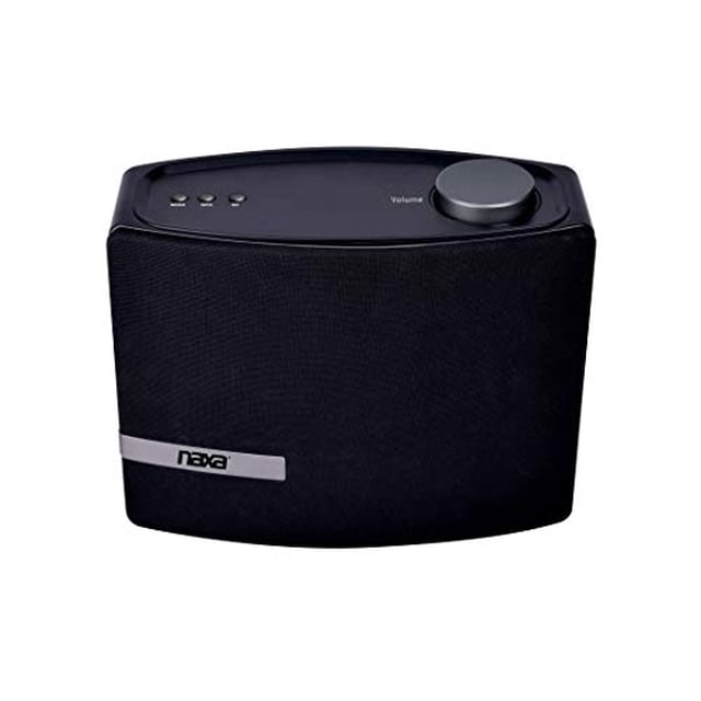 NAXA Electronics NAS-5001 Wi-Fi & Bluetooth Multi-Room Speaker with Amazon Alexa Voice Control Compatible with iPhone & Android Devices Black