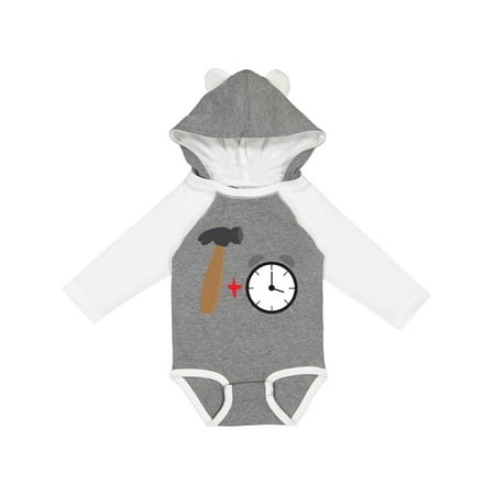 Inktastic Hammer Time Boys or Girls Long Sleeve Baby Bodysuit