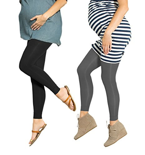 Cozy Fleece Maternity Legging (Black) – Carry Maternity Canada