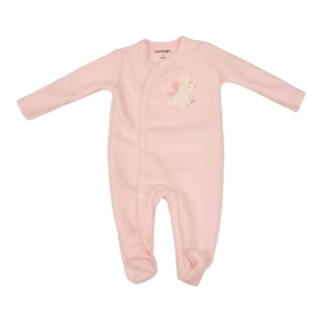 Mameluco George Niña Capitonado Rosa 1 Pieza Talla 6 M