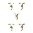 thumbnail image 1 of Wweixi Coat Hooks Easy To Install And Wide Application For Added In Daily Life golden (deer) 5Set, 1 of 6