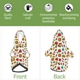 thumbnail image 6 of Gaeub Hot Dog Pizza Dog Hoodie Sweatshirts Warm Dog Clothes for Small Dogs,Puppy and Cat Costume-XX-Large, 6 of 7