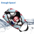 thumbnail image 4 of Uemuo Watermelon Pattern Portable Toiletry Bags with Handle, Waterproof travel Make up Bags for Women, Large Capacity Travel Cosmetic Bags, 4 of 9