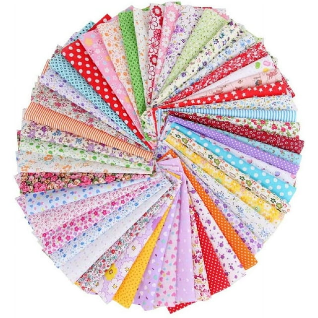 50 piezas Paquetes de telas de patchwork Vhermosa 20 * 20 cm Tela de algodón LN-1827