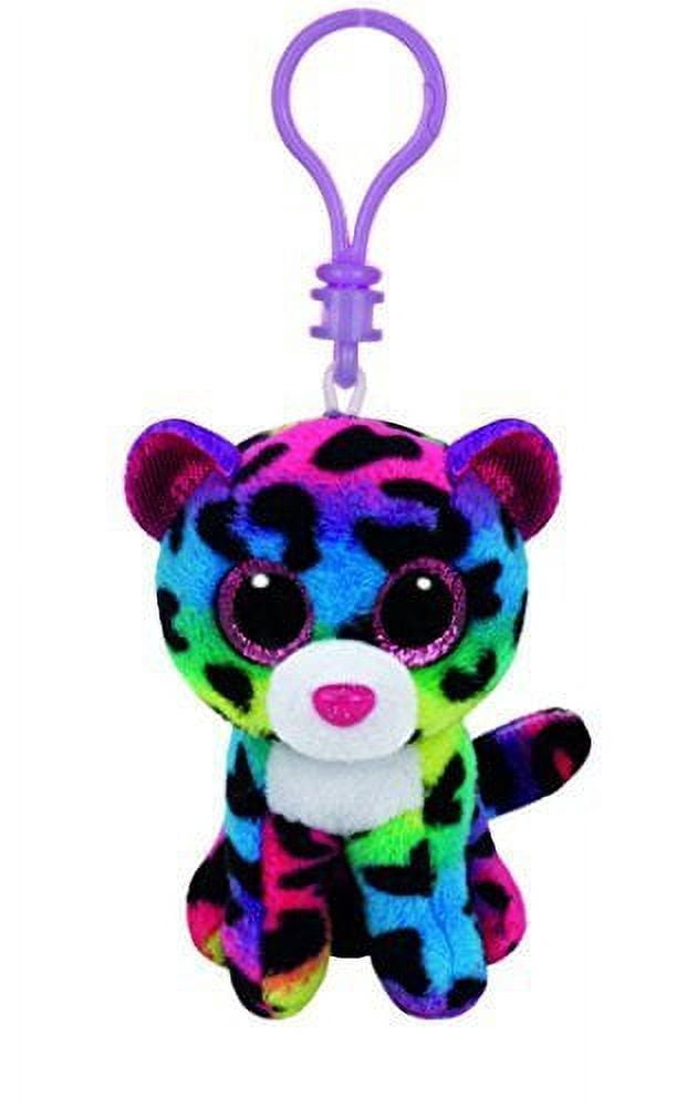 Beanie Baby Dotty Colored Leopard Plush Stuffed Animal - 6 Inch Small Soft Toy Doll For Kids, Cute Animal Gift