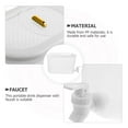 thumbnail image 6 of Beverage Dispenser with Spigot for Families Made of PP Material White Color Fits in Fridge, 6 of 8