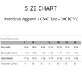 thumbnail image 3 of American Apparel Men's CVC T-Shirt, Short Sleeve Solid Color Crewneck Tee Shirts 60/40 Cotton/Polyester, Assorted Bulk T-Shirts (Dark+Bright Color 4 Pack, 3XL), 3 of 8