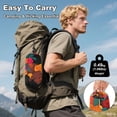 thumbnail image 4 of Hanging Hammock Portable Travel Camping For Outdooor Beach Camping Hiking Holding Roses, 4 of 8