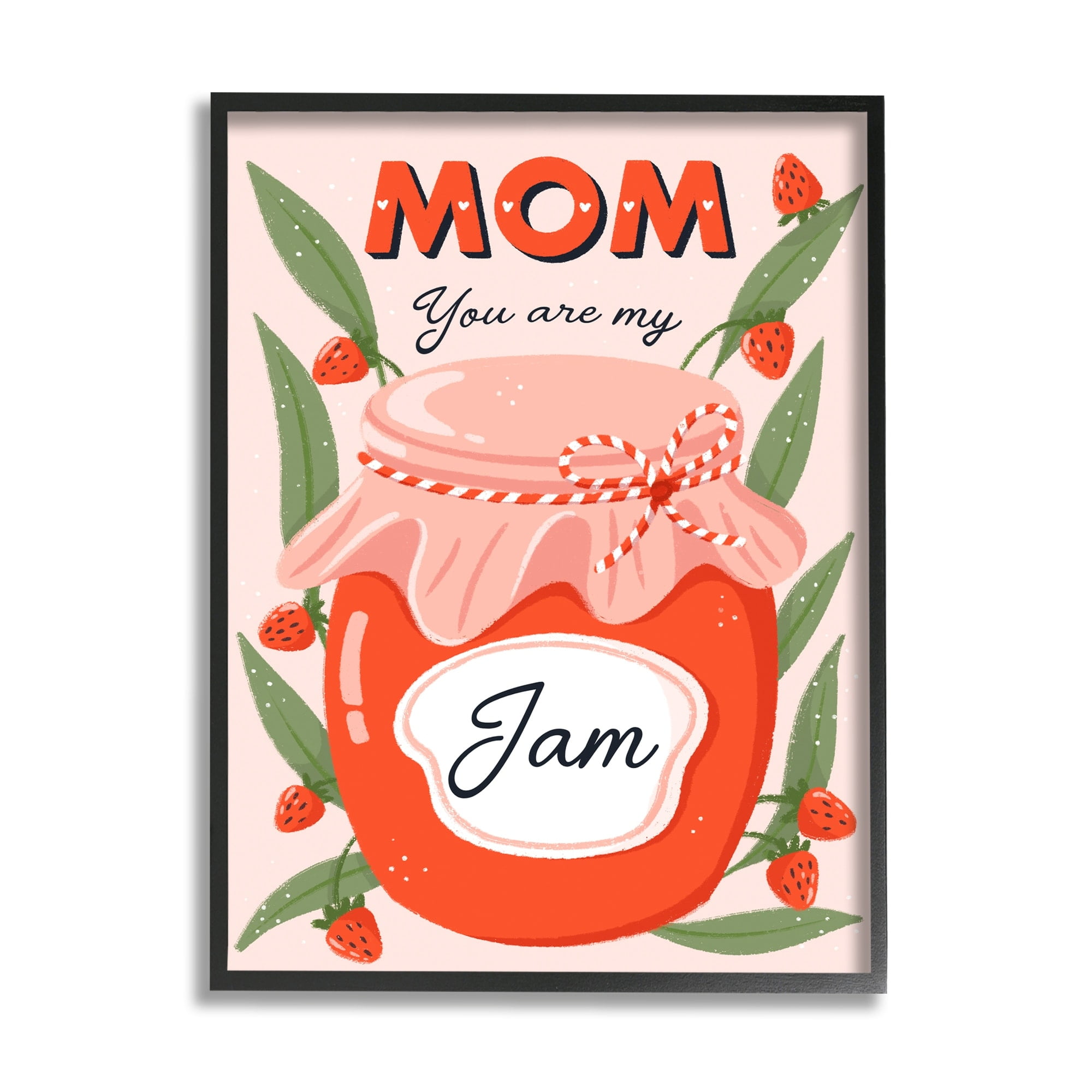 Stupell Industries You Are My Jam Mother's Day Holiday Painting Gray Framed Art Print Wall Art