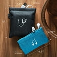 thumbnail image 2 of UT Wire Pocket Earbud Earphone Case Pouch - Black - 2 Pack, 2 of 5