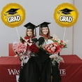 thumbnail image 4 of PMU Graduation Cap 18in Mylar Balloon Gold Pkg/25, 4 of 8