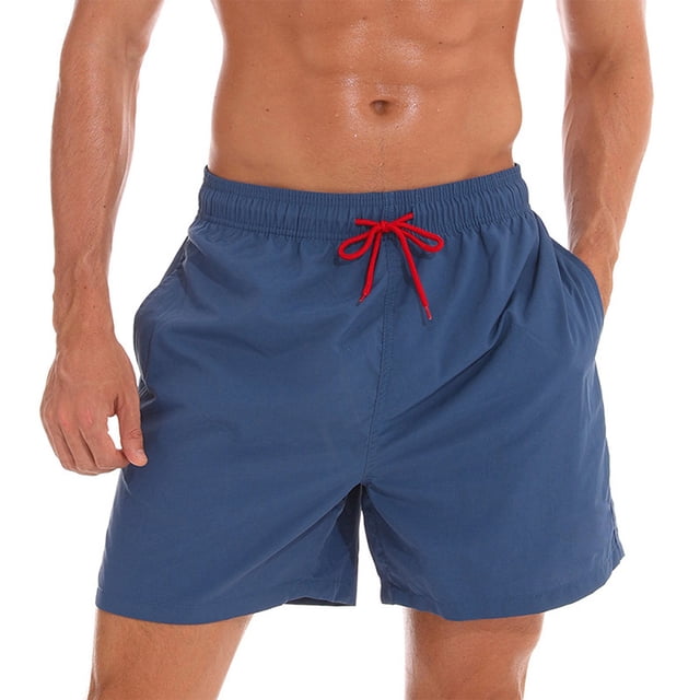 Bañador de hombre de secado rápido con bolsillos Shorts de baño repelentes al agua