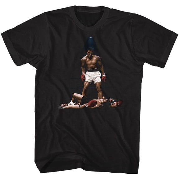 Muhammad Ali All Over Again Black Adult T-Shirt 4Xlt