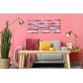 thumbnail image 3 of Pink Canvas Wall-Art - Room Decor For Teen Girls - Motivational Posters Ready To Hang Size 16" x 12" x 3 Pieces, 3 of 7