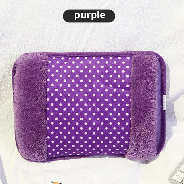 Charging Electric Hot Water Bag EU 220V 500W Rechargeable Winter Hand Warmer Dot Pattern Double Insert Hand Warmer Hot Water Bag Gong Bohan LED
