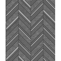 Advantage Punta Mita Charcoal Chevron Wallpaper