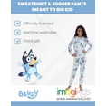 thumbnail image 3 of Bluey Toddler Girls' 2-Piece Fleece Sweatshirt and Pants Set Ivory, 3 of 6