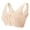 A-Beige12, variant on Daisy Bras For Older Women Front Closure Breathable Comfort Wirefree Push Up Bras Everyday Comfort Sleep Bralettes