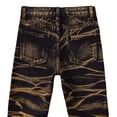 thumbnail image 4 of LIIPEE Boy Child Ripped Jeans Pants Summer Fall Slim Fit Stretch Button Distressed Denim Trousers Streetpants With Pockets Youth Fashion Vacations Pants,Blue,5-6 Years, 4 of 7