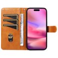 thumbnail image 4 of Phone Case for iPhone 16 Plus Magnetic PU Leather Card Slots Durable Wallet Cover, 4 of 5
