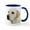 White/Navy Inside, variant on CafePress - Yellow Lab Head Mug - 11 oz Ceramic Mug - Novelty Coffee Tea Cup