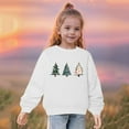 thumbnail image 4 of Odeerbi Toddler Girls Cotton Crewneck Sweatshirts Fall Winter Pullover Sweatshirt Fall Winter Heart Print Long Sleeve Sweater Top Toddler Clothes White, 4 of 5