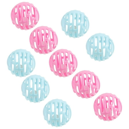 BESTOYARD 10pcs Pet Toy Cat Ball Plastic for Physical Activity and Exercise in Assorted Color